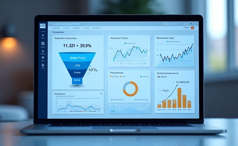 Lead generation dashboard interface